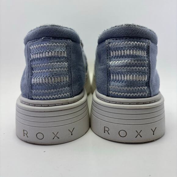 ROXY “Sheilahh” Platform Shoes light grey/blue grey color Women’s Size 7 - Picture 5 of 12